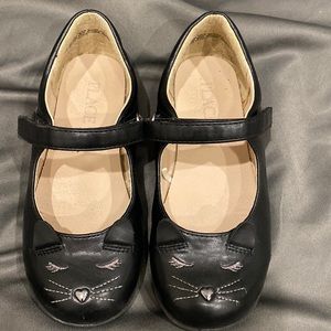 The Children’s Place Girls Uniform black Cat shoes with straps size 12
